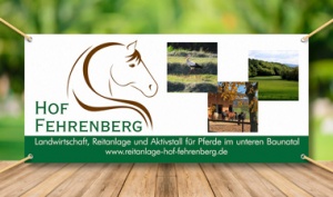 Werbebanner Hof Fehrenberg