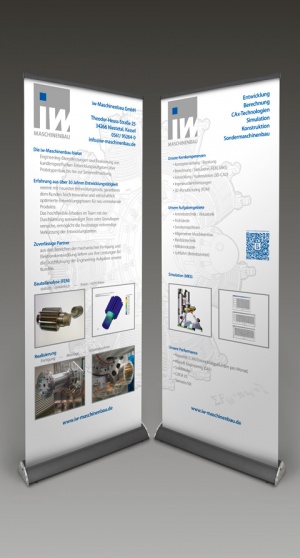 RollUp Banner iw-Maschinenbau 